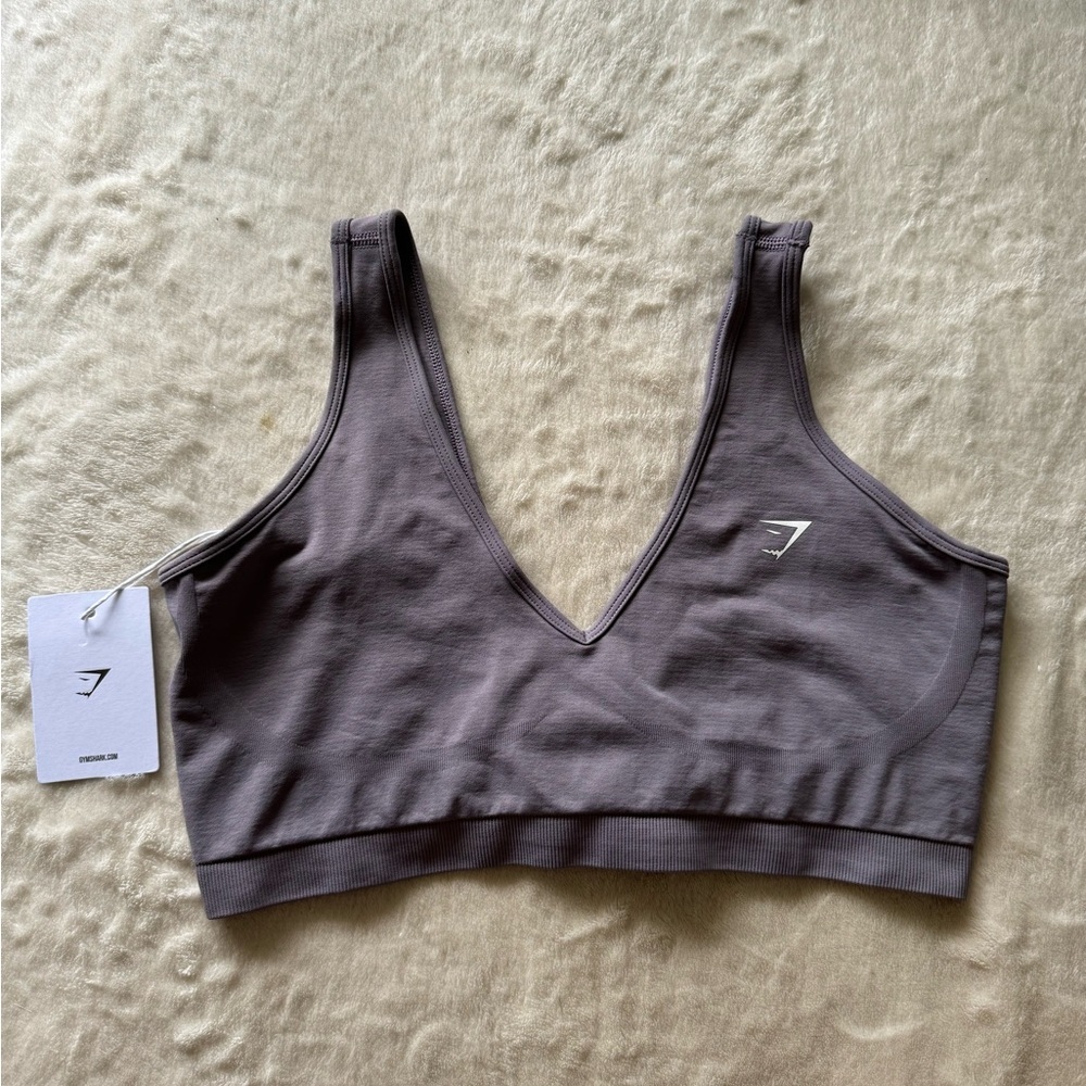 Gymshark Gray Sports Bra - Picture 2 of 8